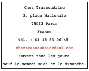 Chez Trassoudaine photo 4